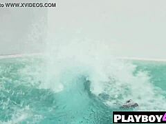 Long-legged asian teen poses in lingerie suggestively