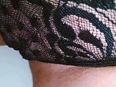 Watch cute latina finger her shaved pussy!