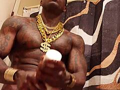 I worship this huge BBC, jerking off to Hallelujah Johnson, the weeping prophet, as he cums in a massive cumshot