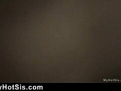 step sister catches stepbrother jerking and offers a helping hand with myhotsis