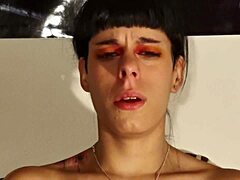 Watch teen goth girls sneeze huge snot in fetish POV!