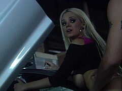 CARMEN LUVANA, HAIRLESS BLONDE MILF, LOVES GETTING HER PUSSY FINGERED