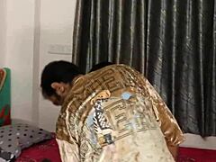 Hey, watch this 18-year-old Indian girlfriend seduce her boyfriend for hot action!