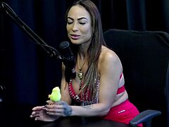 Belinha Baracho Shares Favorite Foods And Fantasies In Sheer Red Interview.