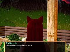 My new family plays erotic game with big tits and ass