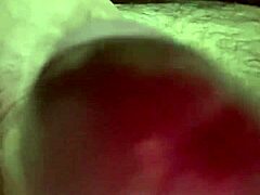 Masturbation Playing with Foreskin Shooting Load