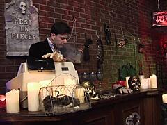 The horror shop sees a lot of spit roasts happening