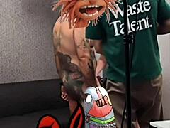 Veronica's first tattoo dick is animal!