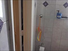 Stepmom Enjoys Shower Time With Stepson