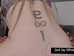 ग्रेट डिक बाउंसिंग सारा जे ह्यूज कॉक मज़ी गॉड पर राइडिंग लव करती है