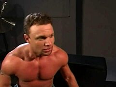 Adorable blonde takes anal in threesome.