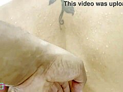 Slutty neighbor almost dies giving ass