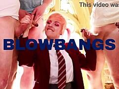 teen gets her first hot load from neighbor