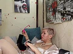 Depraved Mature Aimee and Bald Husband Fuck Wild in Close-Up Action