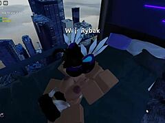 Horny roblox boy fucks step sister hard in missionary and assfucking!