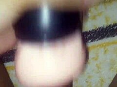 Indian Guy Uses Two Toys for Intense Solo Finish