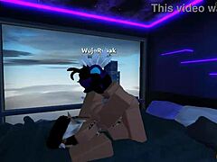 Horny roblox boy fucks step sister hard in missionary and assfucking!