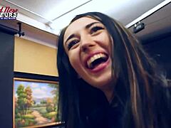 Petite Olyssia and Ryann share cock