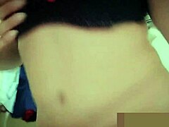 i walk naked in my uncle's house, no one there, so i play with my pussy and tits