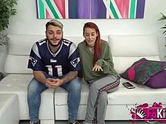couples today redhead teen piikara and her boyfriend gettin it on for uss