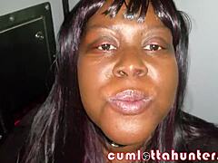 cumlotta hunter swallows cum at glory hole, you want to see?