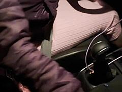 stranger sucks me on road