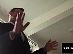 Betty Foxxx Seduces Pascal with Her Amazing Body, Earning His Cumshot After a Tough Challenge
