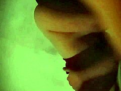 Horny asian housewife moans during intense creampie cowgirl fuck