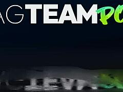 seductive ana lingus craves two dicks inside her shaved pussy for double penetration threesome