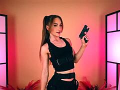 Hot Cosplay Try On Sexy Bunny Cheerleader Kill Bill Lara Croft - Hannahjames710