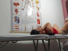 Ginecologista Fingers Ass and Fucks Patient Hard
