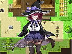 I love watching the witch and her disciples in this hentai game