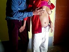 schoolgirl trades body for exam paper, banged by security guard hard