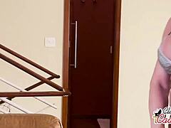 Cleo Cadillac Bent Over In Neighbor's Backyard