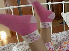 check out this hot russian teen masturbating