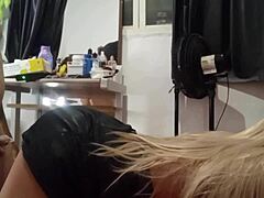 stepdaughter masturbates and gets punished with toy