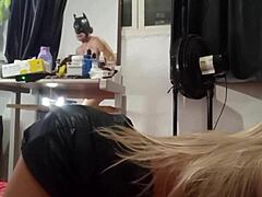 stepdaughter masturbates and gets punished with toy