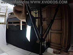 Skinny Slut Mandy Mynxx Gags on Penis