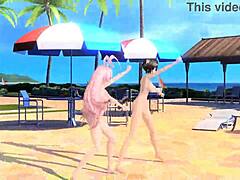 megurine luka and meiko in full nude idol project