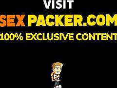 latina cum whore's wet pussy drips loads after rough pounding 😈