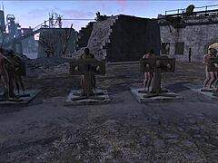 Fallout 4 Multi Pillory Scene Intrigue