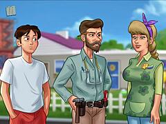 Exploring the emotional depths in Summertime Saga episode 176 with milf characters