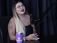 Suellen Barrar Masturbates in Sheer Red