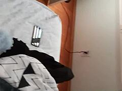 ebony webcam session with intense close-up action