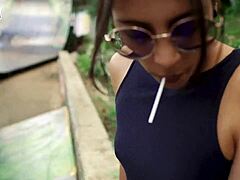 Skinny Colombian Petite Girl In Medellin Casting Interview Gets Amazing Creampie