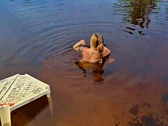 Adventurous couple caught in wild outdoor sex in mangrove