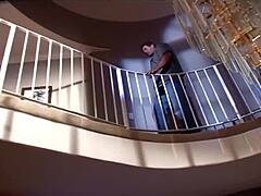 Blonde Mom Gets Intense Anal Fingering and Cumshot.