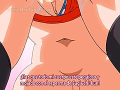 Chica Hentai Sucks with Passionate Desire for Facial Cumshot