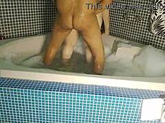 Hottie Milf Teases in POV with Natural Tits and Big Cock Machine