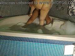 Hottie Milf Teases in POV with Natural Tits and Big Cock Machine